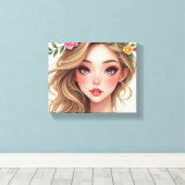 Omwikkeld canvas (C.C) Afdruk (Insitu (Houten vloer))