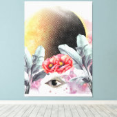 Omwikkelde canvas collage kunst (Insitu (Houten vloer))