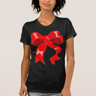 "Omwikkelen met zorg"—T-shirt met kerstboes T-shirt