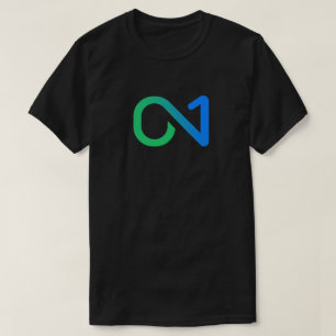 ON1 (blauw groen) Logo T-shirt