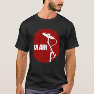 On Air Radio Podcast Microfoon Podcasten Hosting T-shirt