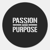 On And Purse Ronde Sticker (Voorkant)