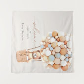 On attend à peine ! Tapisserie pour Baby Shower (Devant (Horizontal))