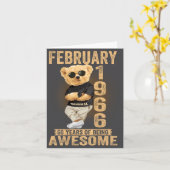 (on Back) February 1966 60th Birthday 60 Years Ted Kaart (Gele Bloem)