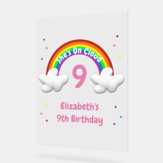 On Cloud 9! Rainbow Birthday (Angle)