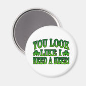 On dirait que j'ai besoin d'un aimant pour la bièr (Recto/Verso)