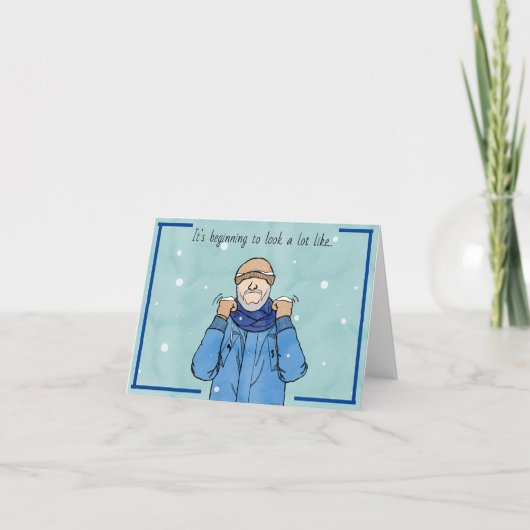 On dirait une carte ASL d'hiver (Devant)