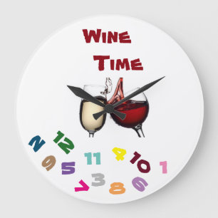 "ON ***HEURE DU VIN***" AVEC CETTE HORLOGE COOL