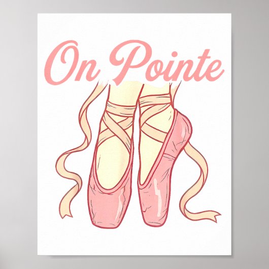On Inte Ballet Funny Ballerina Pun Dance  Poster (Voorkant)