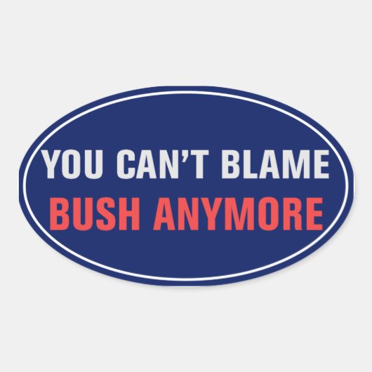 On ne peut pas blâmer Bush Sticker (Devant)