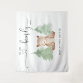 On peut à peine attendre la tapisserie de fête pré (Devant)