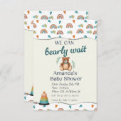 On Peut À Peine Attendre Les Invitations De Douche (Devant / Derrière)