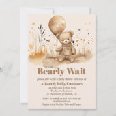 On peut à peine attendre une invitation de Baby sh (Devant)