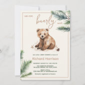 On peut attendre avec baby shower invitation (Devant)