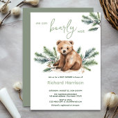 On peut attendre avec baby shower invitation