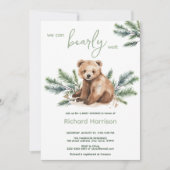 On peut attendre avec baby shower invitation (Devant)