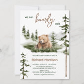 On peut attendre avec baby shower invitation (Devant)