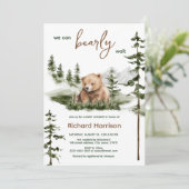 On peut attendre avec baby shower invitation (Debout devant)