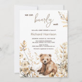 On peut attendre avec baby shower invitation (Devant)