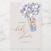 On Peut Attendre ! Baby shower Mini Étiquette à vi (Étiquettes simples)