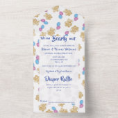 On peut attendre des Invitations Baby showers d'aq (À l'intérieur)