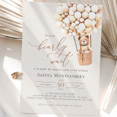 On Peut Attendre ! Invitation baby shower