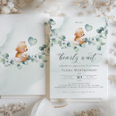 On Peut Attendre ! Invitation baby shower