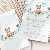 On Peut Attendre ! Invitation baby shower