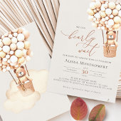 On Peut Attendre ! Invitation baby shower