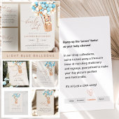 On Peut Attendre ! Invitation baby shower