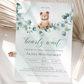 On Peut Attendre ! Invitation baby shower