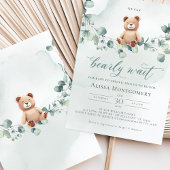 On Peut Attendre ! Invitation baby shower