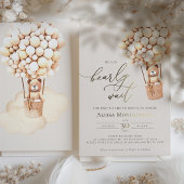 On Peut Attendre ! Invitation baby shower