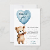 On peut attendre le Carte de remerciements de Baby (Devant)