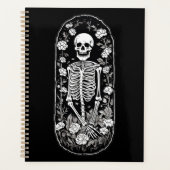 On peut décomposer le squelette dans le cercueil (Devant)