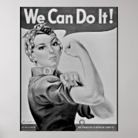 "On Peut Le Faire !" Poster 2ÈME GUERRE MONDIALE d