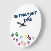 "ON ***RETIRETIME***" MET DEZE KOOLSTOFCLOCK GROTE KLOK (Hoek)