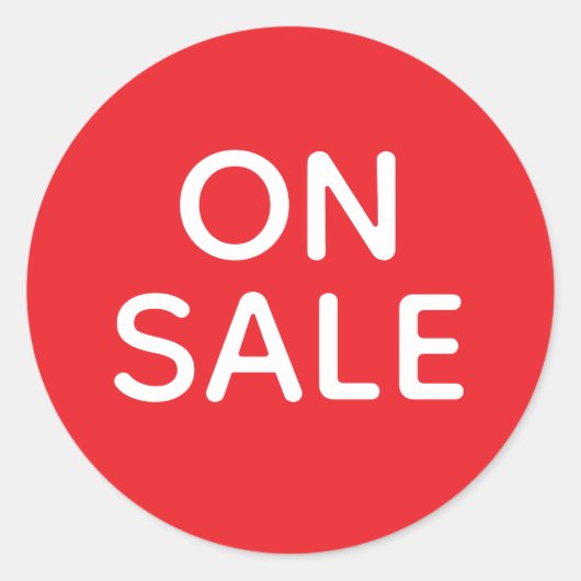 On Sale Sticker | Red Label Promotion (Voorkant)
