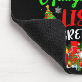 On Santas Naughty List Xmas Shiba Inu T Shirt Muismat (Hoek)