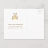 On s'attend à une Faire-part pour bébé (Dos)