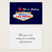 On se marie avec la carte Fabulous Las Vegas (Devant & derrière)