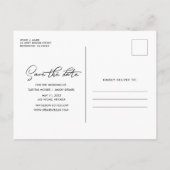 On se marie Photo Cartes de Save the Date (Dos)