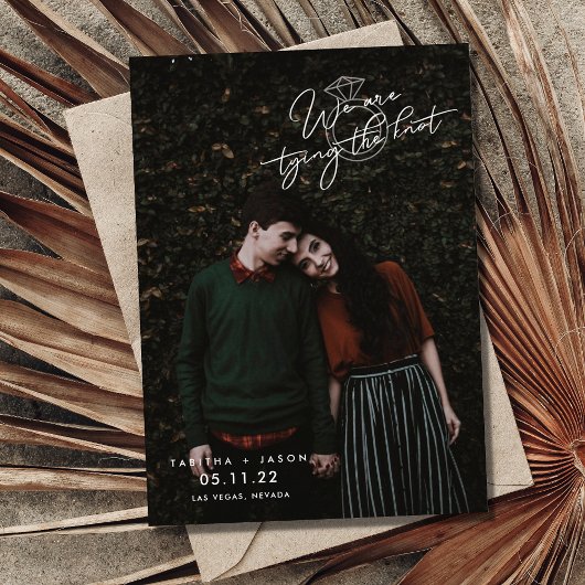 On se marie Photo Cartes de Save the Date