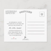 On s'est élopés | Elopement Mariage Faire-part (Dos)