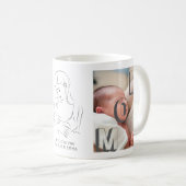 On T'Aime, Maman ! Mug Collage 2 Photo Personnalis (Devant droit)