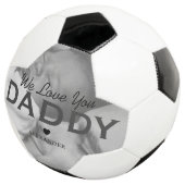 On T'Aime Papa Photo Soccer Ball (3/4)