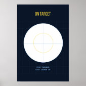 On Target — 90s Maximalist Poster | Retro Bedroom  (Voorkant)