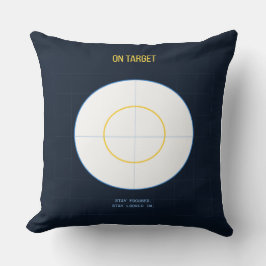 On Target — 90s Maximalist Throw Pillow | Retro  Kussen