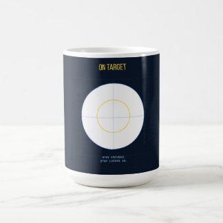 On Target — 90s Maximalistische koffiemok | Retro