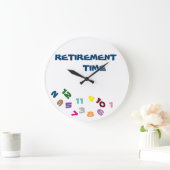 "ON ***TEMPS DE RETRAITE***" AVEC CETTE HORLOGE CO (Maison)